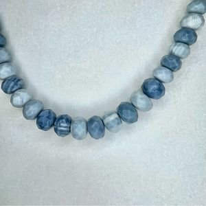 Jay King Dream Blue Opal Bead Necklace & Bracelet